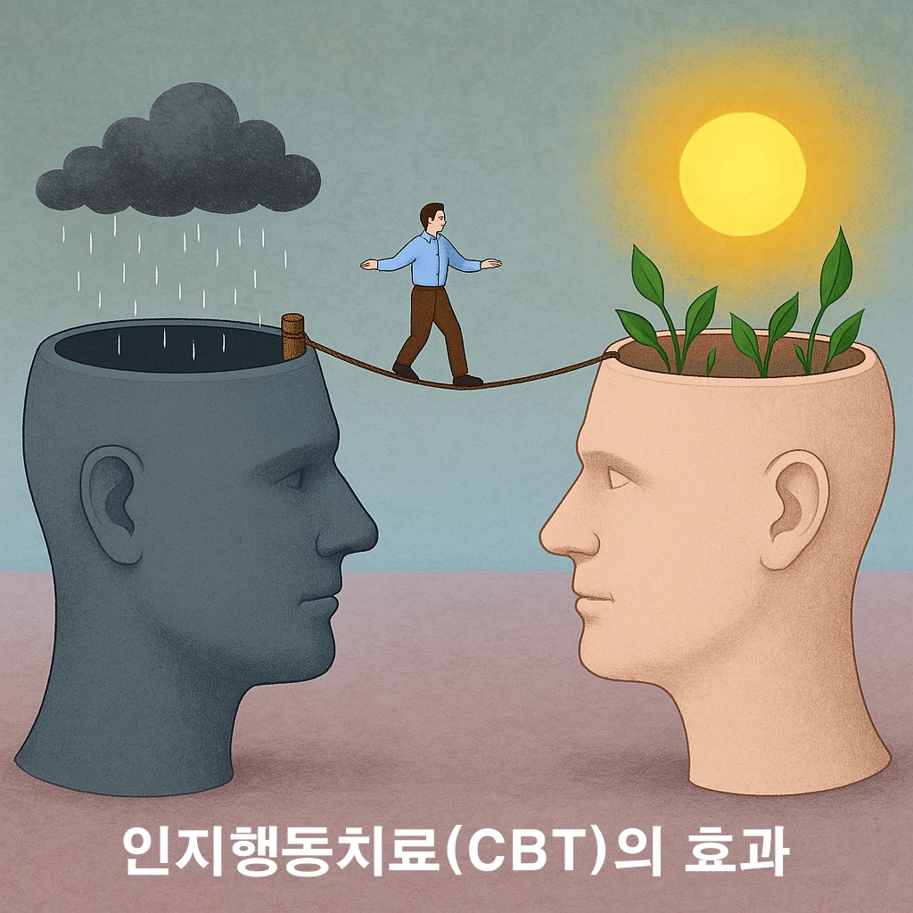 인지행동치료(CBT) 방법, 마음을 바꾸는 과학적 상담법의 적용 사례 4가지와 효과 2 인지행동치료의 효과