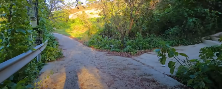 올레트레킹 - 선유도 12Km 비경 트레킹코스 12 주차장으로 올라 가는 계단